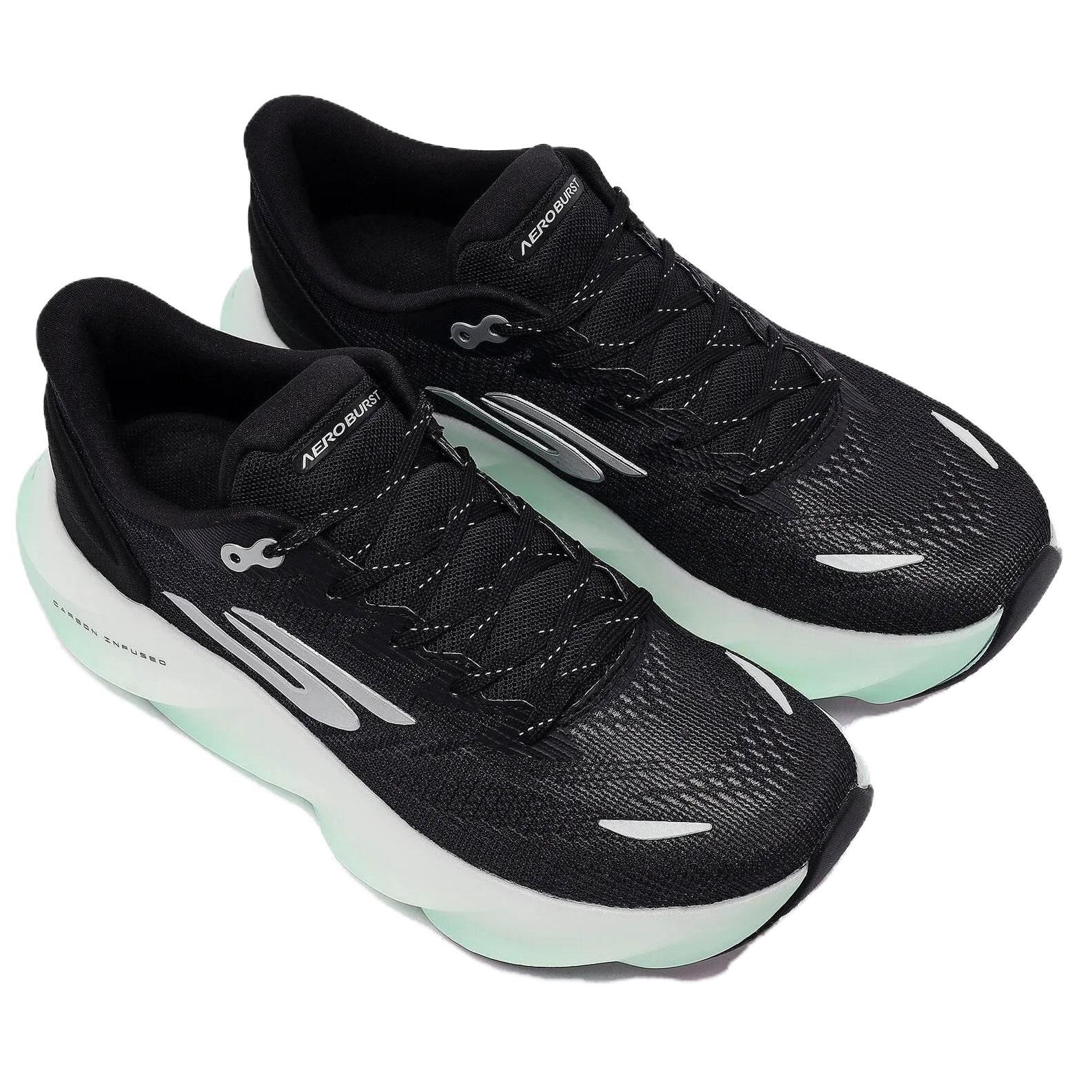 Skechers SKX Aero Burst Abrasion Resistant Running Shoes Women’s Black White