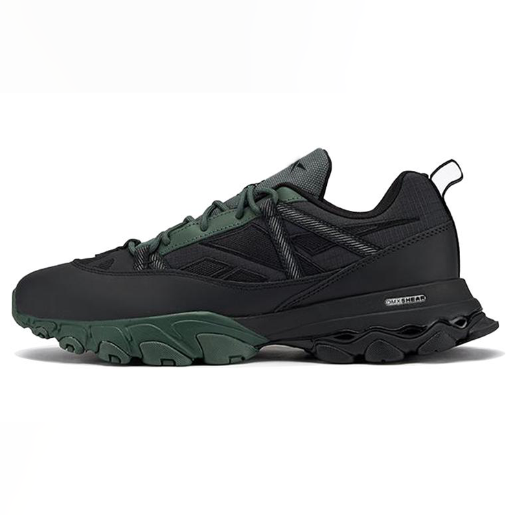 Reebok Dmx Trail Cushioning Abrasion Resistant Cushioning, Wear Resistant Low top Running Shoes Unisex Gray Green