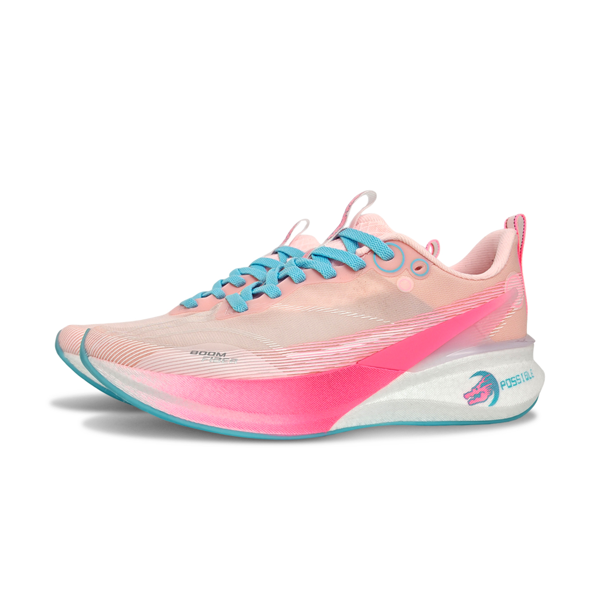 Li Ning Red Hare 8PRO Cushioning Slip Resistant Breathable Low top Casual Running Shoes Unisex Pink Blue
