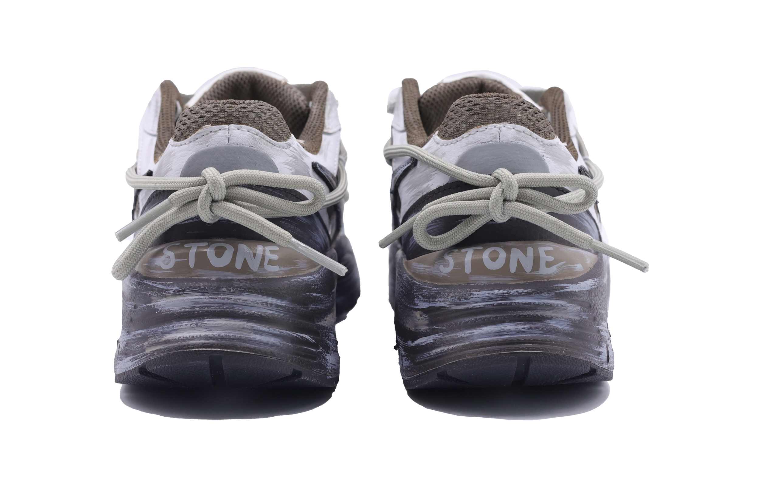Nike Air Max Fusion Cushioning Slip Resistant Abrasion Resistant Low top Running Shoes Women’s White Gray Brown