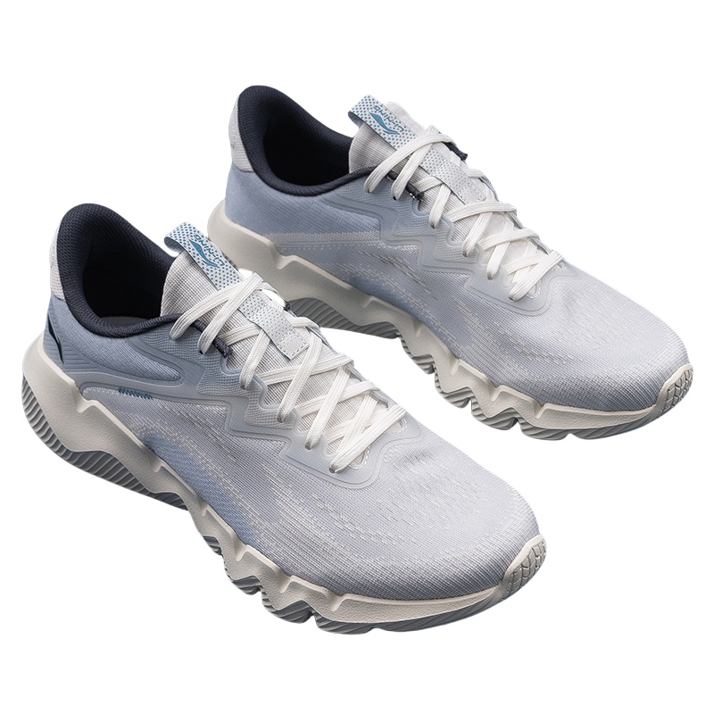 Li Ning Abrasion Resistant Breathable Abrasion Resistant Breathable Low top Casual Running Shoes Men's