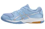 ASICS Gel Rocket 8 Running Shoes Women's Low Top Blue/Silver
