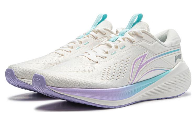 Li Ning MINE V2 Cushioning Slip Resistant Abrasion Resistant Low top Casual Running Shoes Women’s White