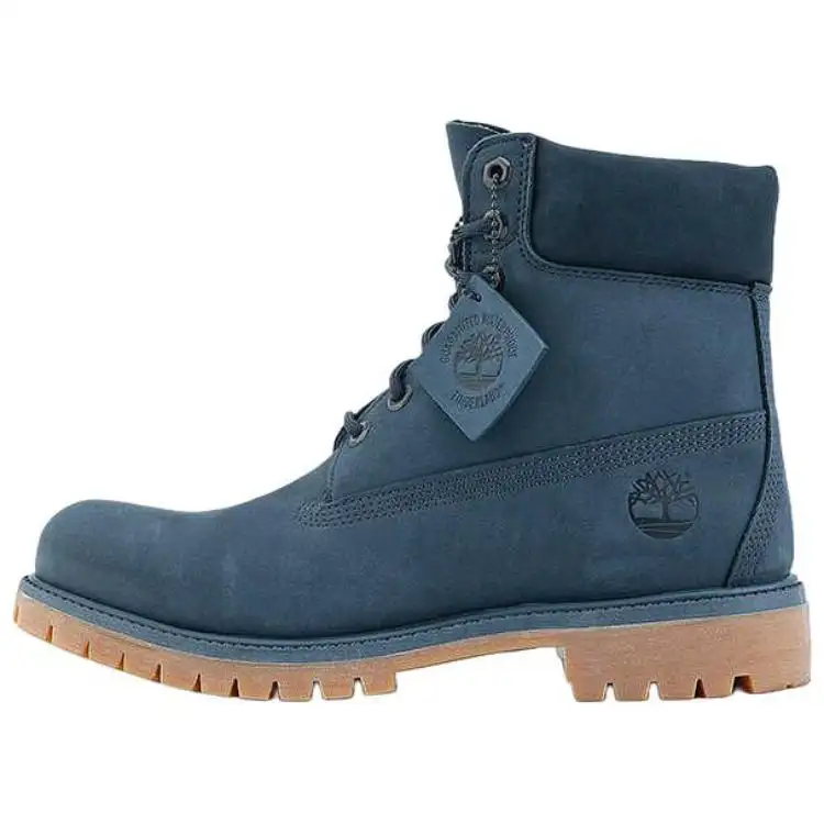 Timberland PREMIUM Waterproof, Abrasion Resistant, Slip Resistant Crew Outdoor Boots Men's Dark Blue