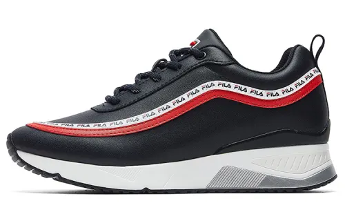FILA Versatile Cushioning Abrasion Resistant Height Increasing Low top Running Shoes Women's Legend Blue