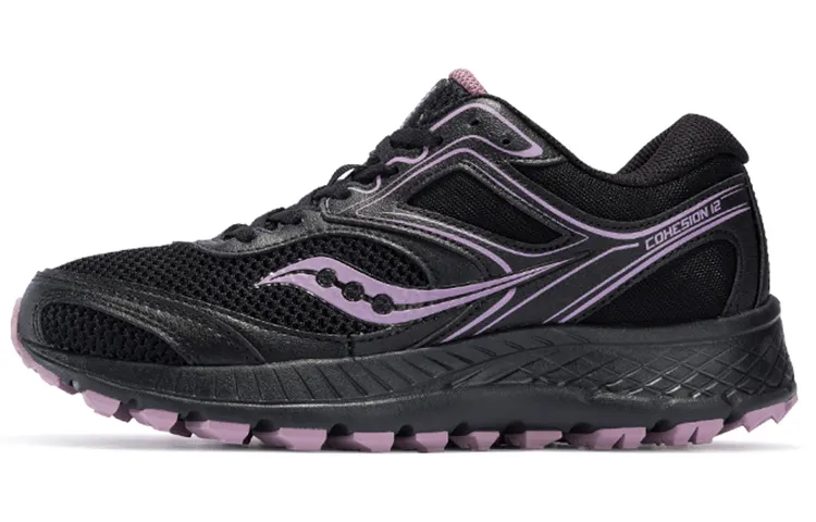 Saucony Cohesion 12 Textile, Synthetic Leather Cushioning Slip Resistant Abrasion Resistant Breathable Low top