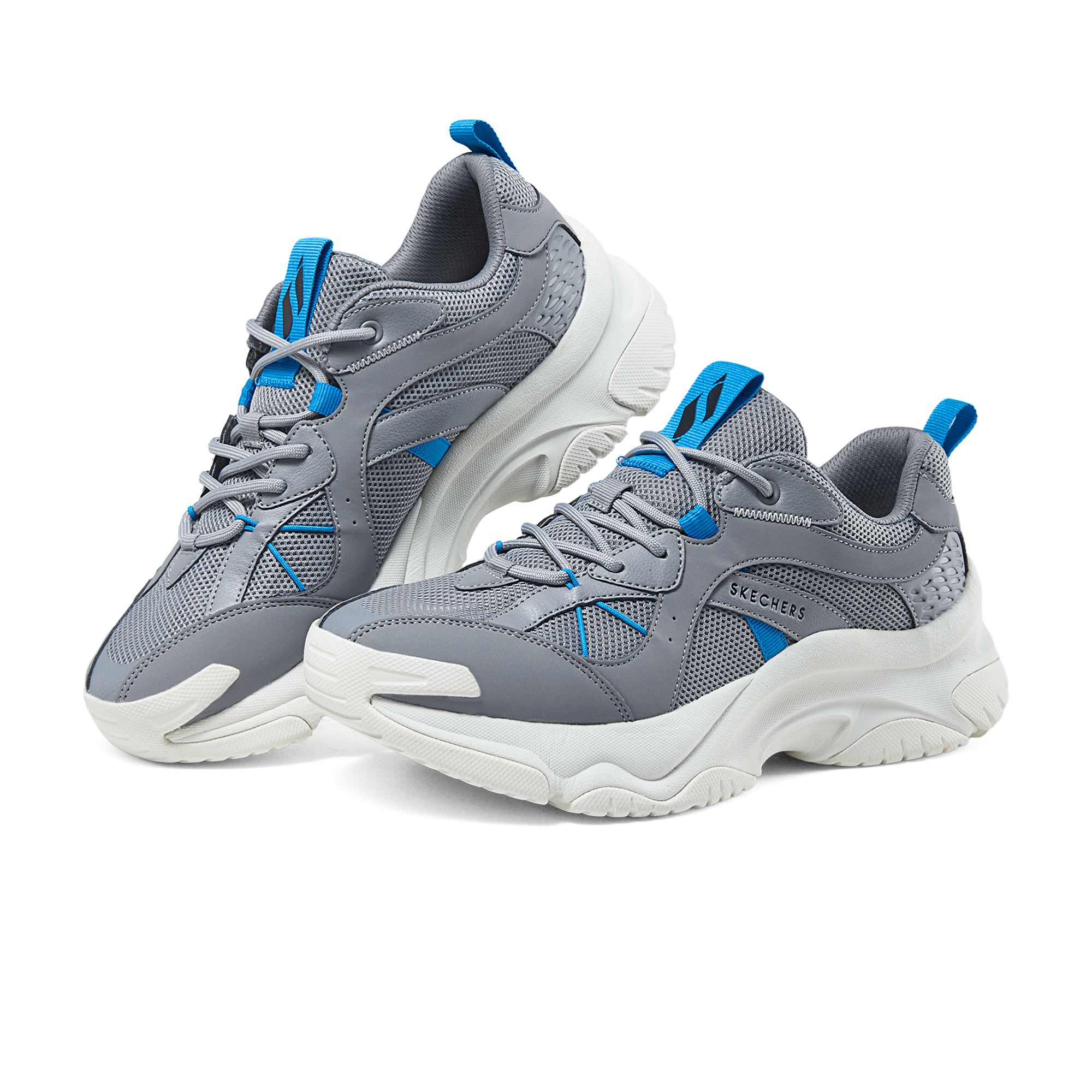 Skechers Low top Running Shoes Men’s Blue Gray