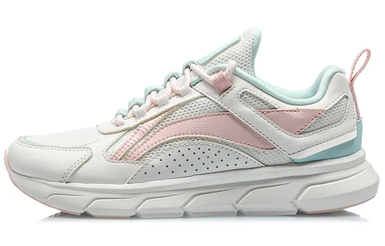 Li Ning Running Collection Low top Running Shoes Women's Pink White