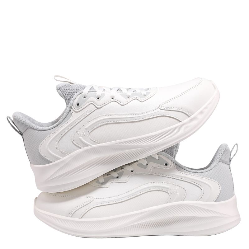 361° Yunshu Slip Resistant Abrasion Resistant Low top Running Shoes Women’s White Gray
