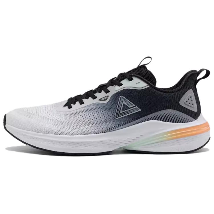 PEAK Cushioning Slip Resistant Low top Casual Running Shoes Men’s White Black
