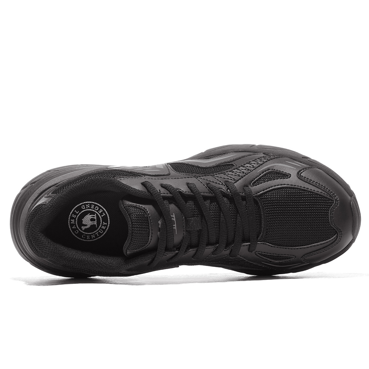 CAMEL Textile, Synthetic Leather Cushioning Breathable Lightweight Low top Running Shoes Men’s