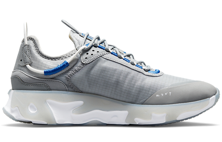 Мужские кроссовки Nike React Live (серо-белые) — 粒子灰/白 — фото 2