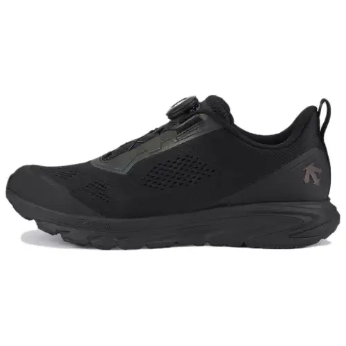 DESCENTE Enerzite Cushioning Breathable Low top Casual Training City Commuting Running Shoes Men's Black