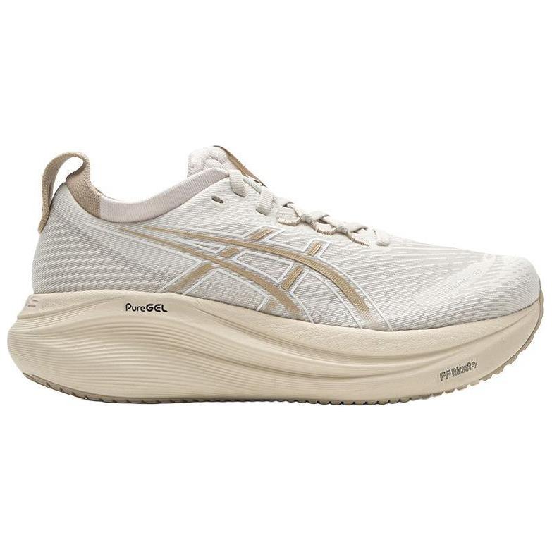 ASICS GEL NIMBUS 27 Soft And Comfortable Abrasion Resistant Low top Training Running Shoes Women’s Brown Gray
