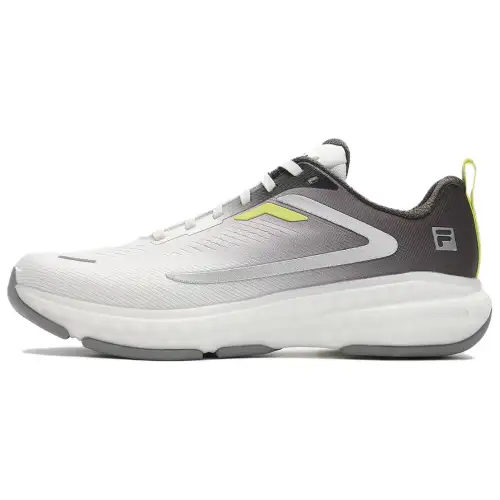 FILA ENERGY 2 Low top Casual Training Physical Fitness Test & Exam City Commuting Running Shoes Men's White Gray
