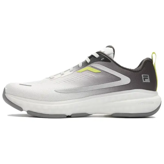 FILA ENERGY 2 Low top Casual Training Physical Fitness Test & Exam City Commuting Running Shoes Men's White Gray