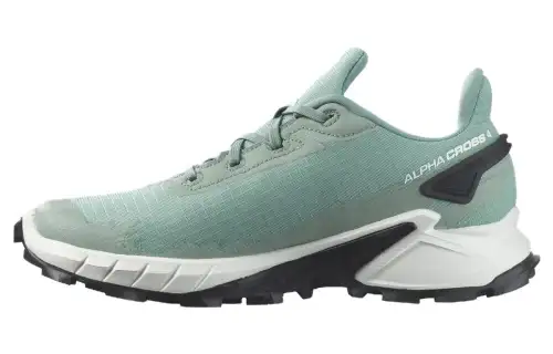 SALOMON Alphacross 4 Cushioning, Wear Resistant Low top Running Shoes Women's Green