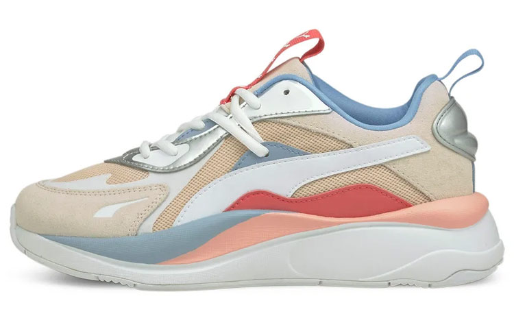 Женские кроссовки PUMA Rs-Curve Aura (розово-бежевые)