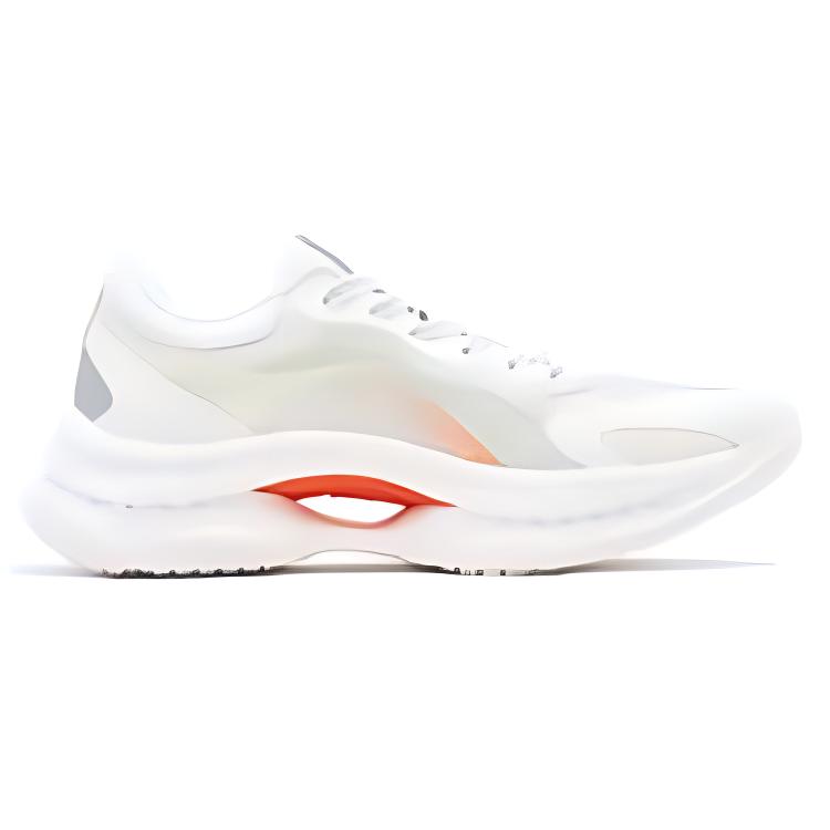 361° Comfortable Cushioning Slip Resistant Abrasion Resistant Low top Running Shoes Men’s White Orange Green