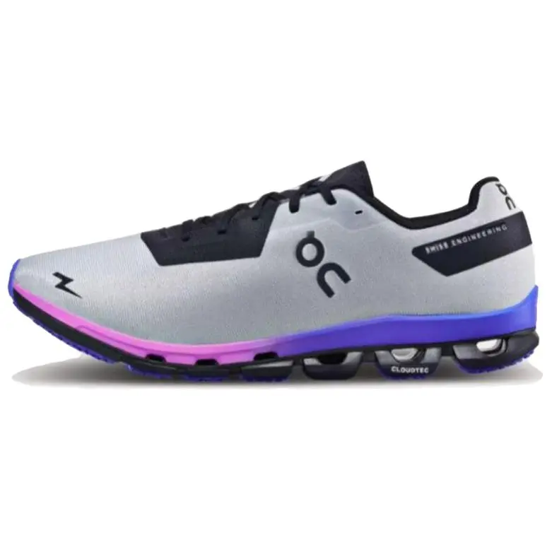 On Cloudflash Comfortable Slip Resistant Slip Resistant Low top Running Shoes Women's Gray Pink