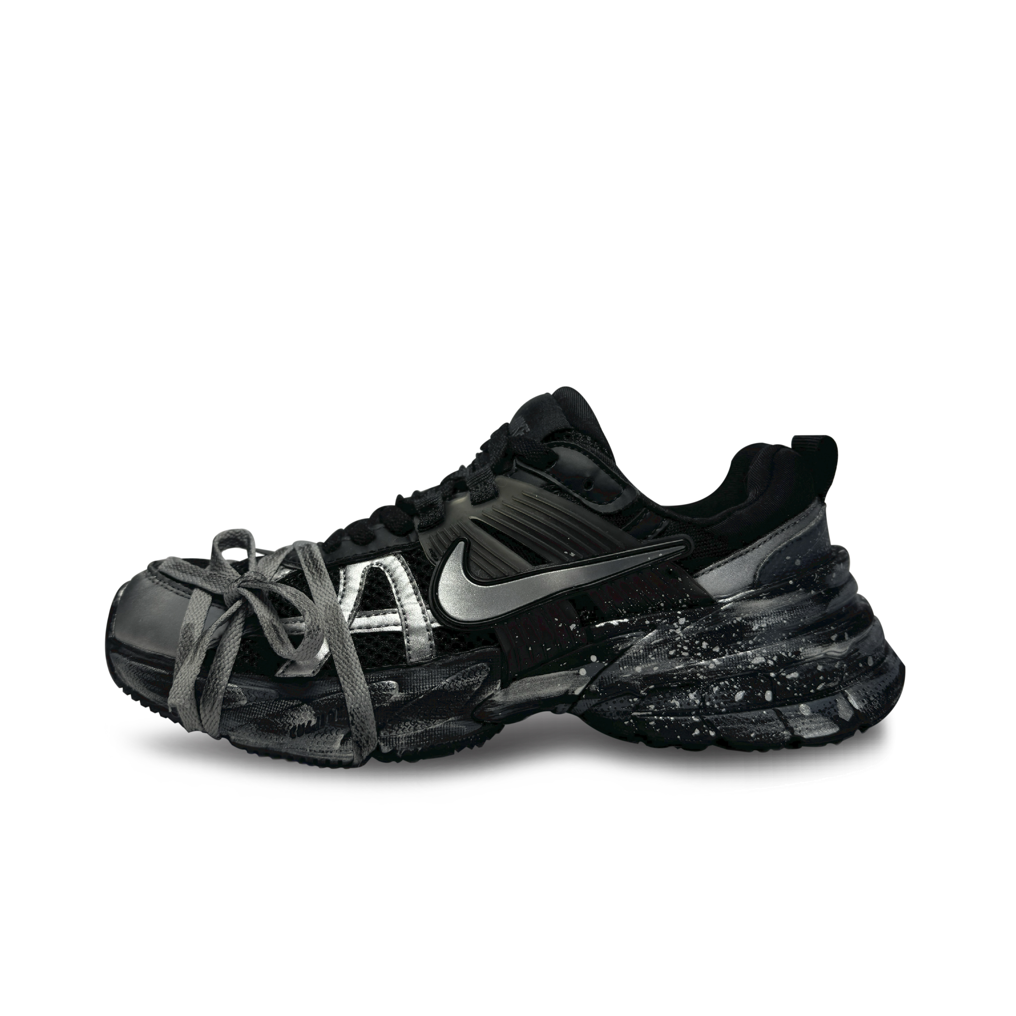 Nike V2K Run Y2k Retro Running Shoes Women’s Black Silver