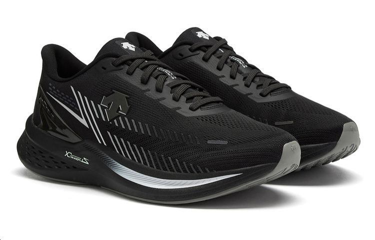 DESCENTE RUNNING Breathable And Resilient Low top Running Shoes Unisex Black