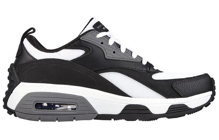 Skechers Air Extreme V2 Sports Low top Running Shoes Men’s Black White