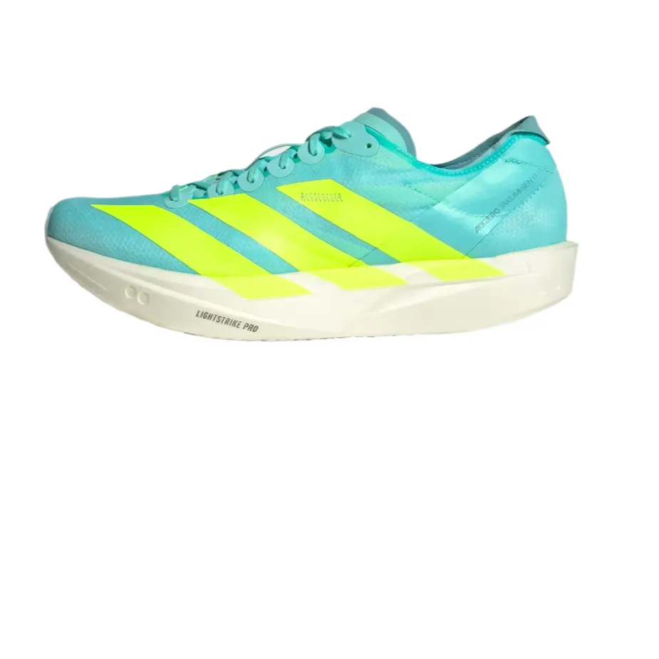 Adidas Adizero Takumi Sen 11 Low top LightStrike Pro,Lighttraxion Racing Running Shoes Men's Blue Yellow