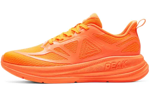 PEAK 24 Hours1.0 Cushioning Breathable Lightweight Rebound Low top Running Shoes Men's Flame Orange