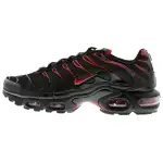 Nike Air Max Plus Cushioning, Wear Resistant Low top Running Shoes Men's Black Red