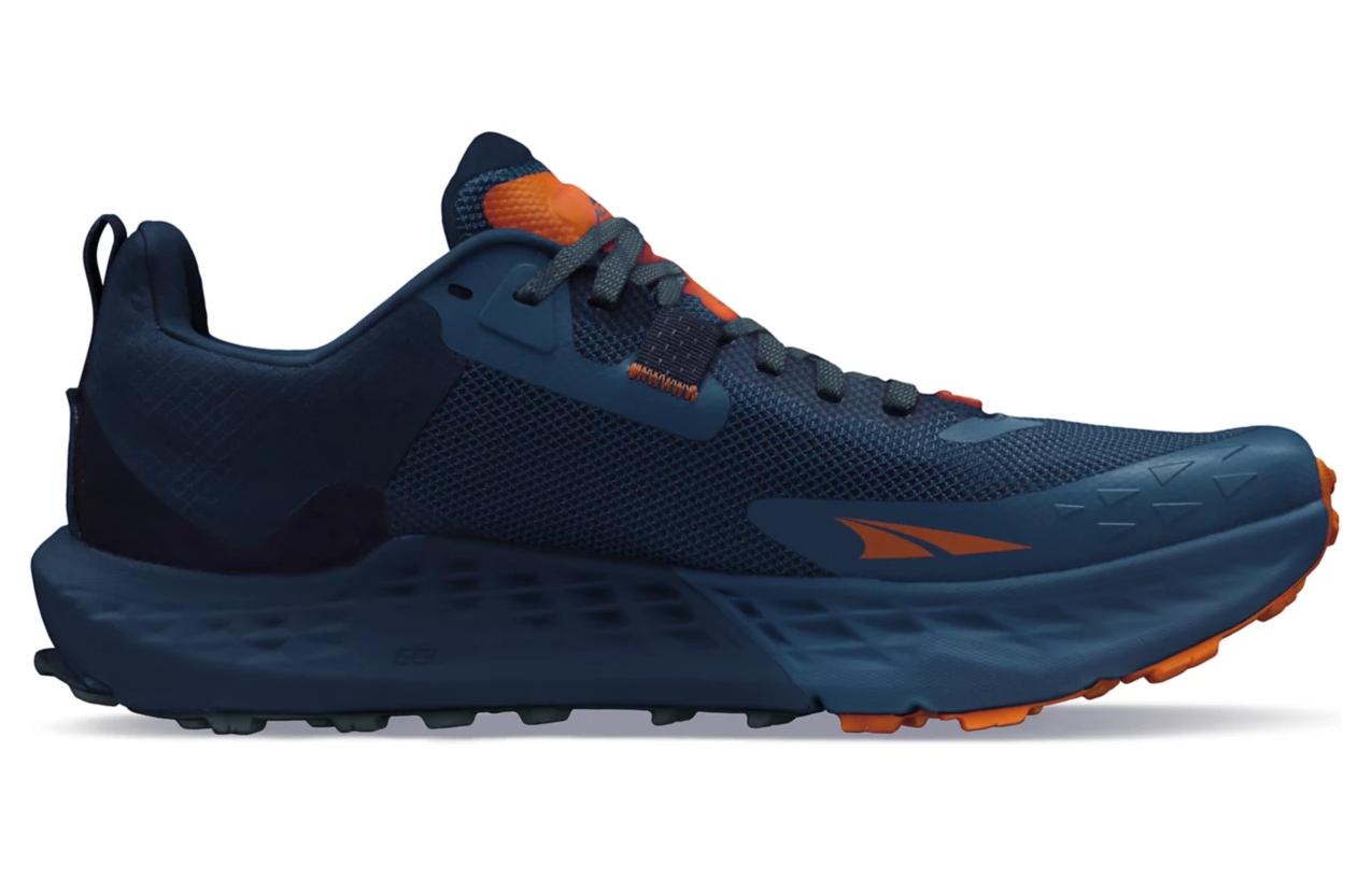 Altra Cushioning Slip Resistant Abrasion Resistant Low top Running Shoes Men’s Blue Orange