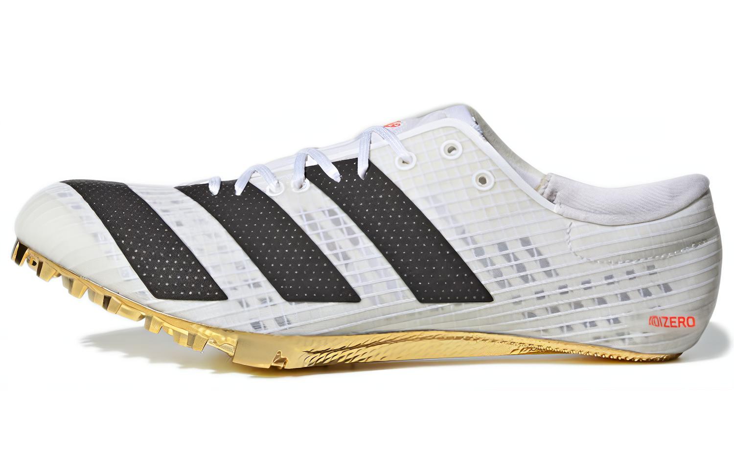 Adidas Adizero Finesse Spikes 'White Gold Solar Red'