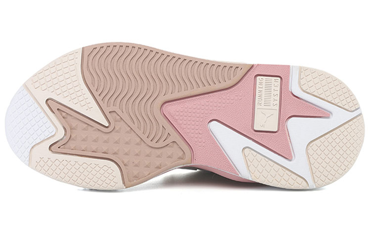 Женские кроссовки PUMA RS-X Reinvention (бежево-розово-коричневые) — Бежевыйрозовыйкоричневый — фото 5