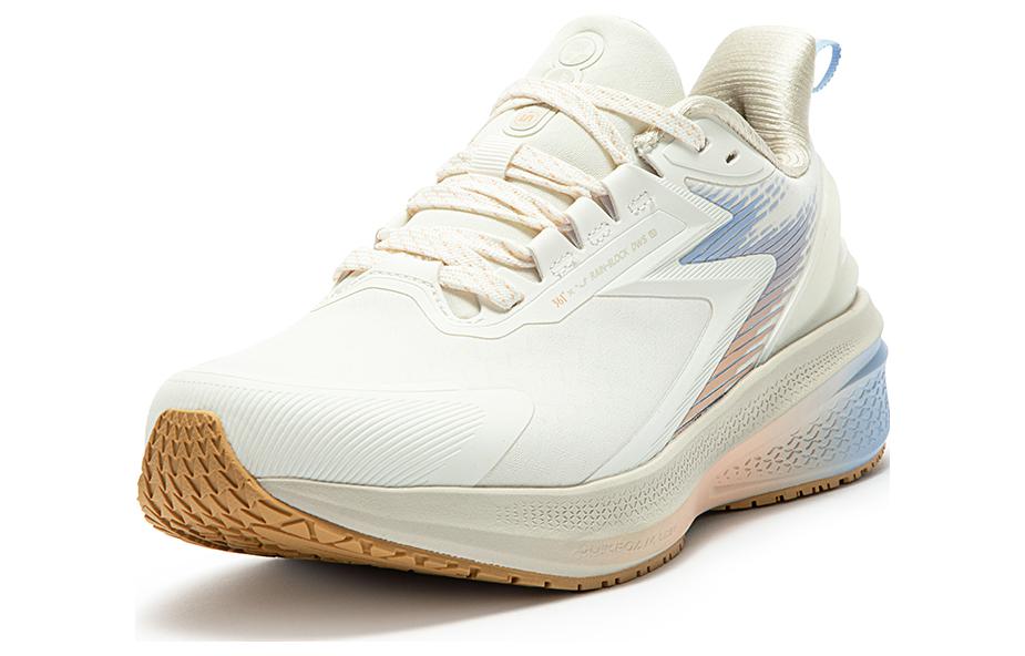 361° Rain Screen 7.0 Cushioning Breathable Lightweight Rebound Low top Sprint Running Shoes Women’s White