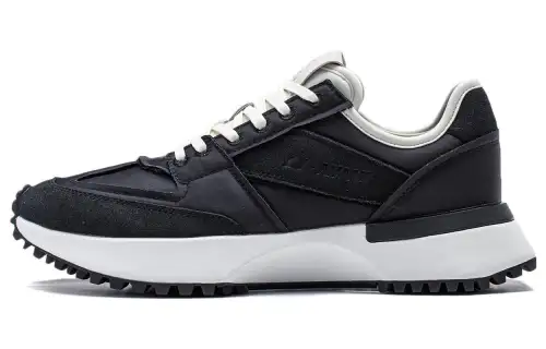 Li Ning 001 VNTG Comfortable And Trendy Cushioning Breathable Low top Running Shoes Men's Black