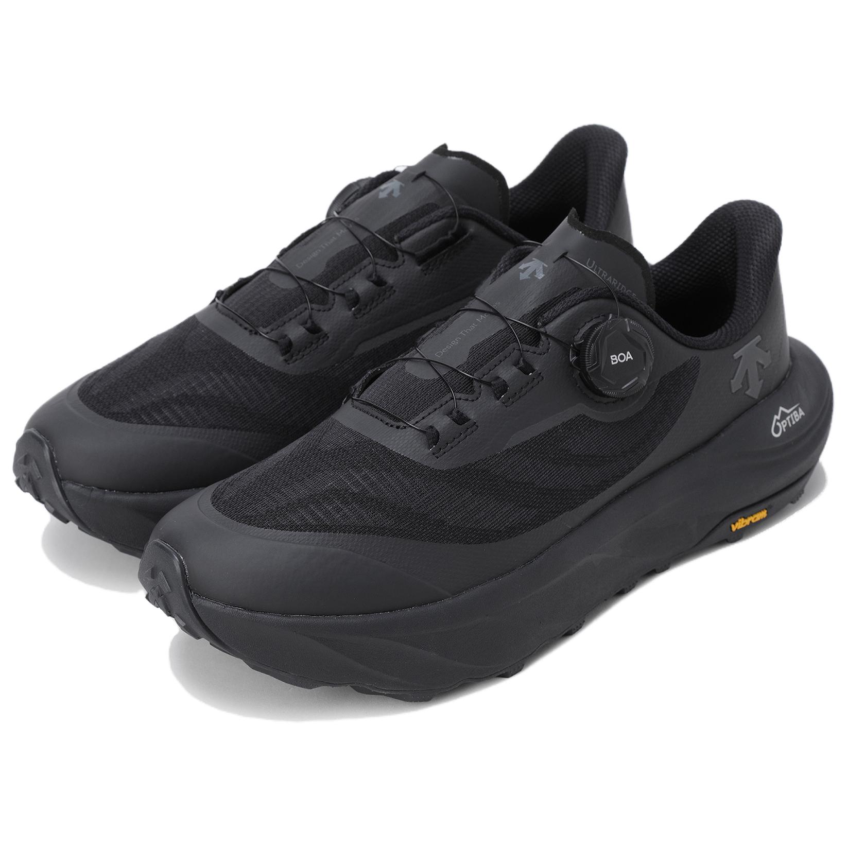 DESCENTE Ultra Ridge Casual City Commuting Running Shoes Unisex Black