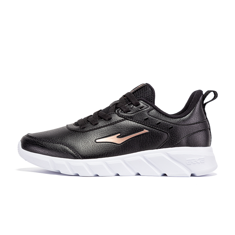 Erke Lightweight Running Shoes Women’s Black White