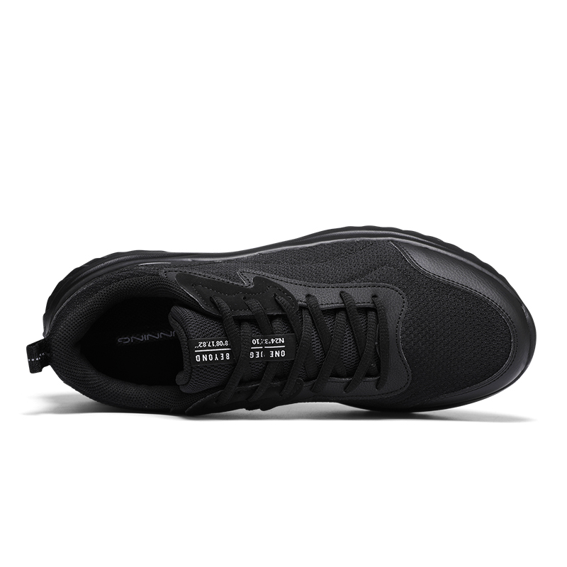 361° Abrasion Resistant Low top Running Shoes Men’s Obsidian Black
