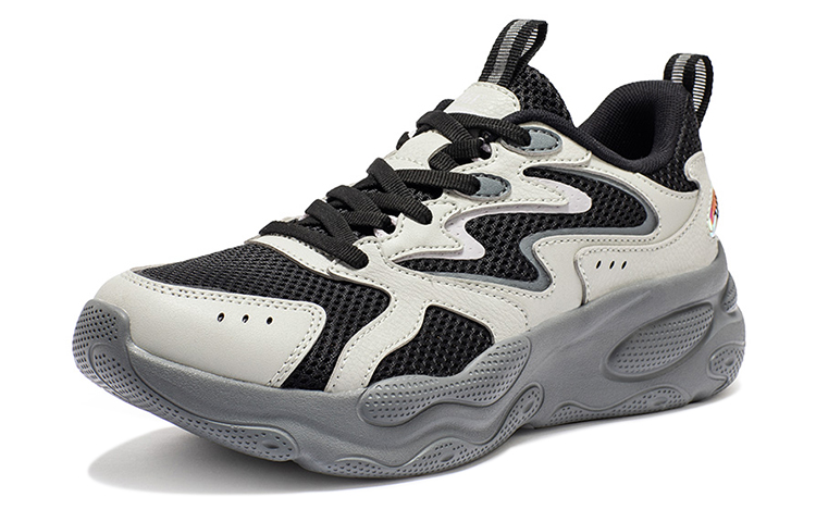 361° Slip Resistant, Abrasion Resistant, Breathable Low top Running Shoes Women’s Black Gray