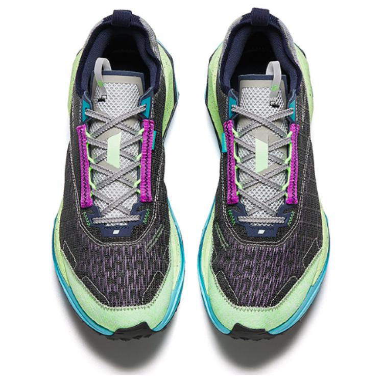 Anta Peregrine Falcon 2 Fabric Slip Resistant Abrasion Resistant Low top Running Shoes Men’s Black Green Blue