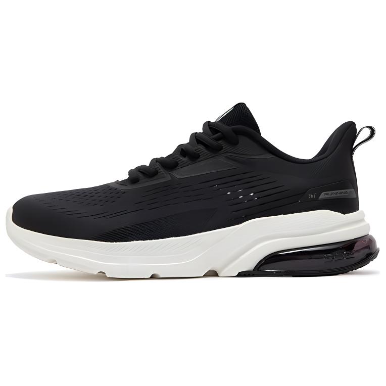 361° Wear resistant And Lightweight Low top Casual Running Shoes Men’s Black White