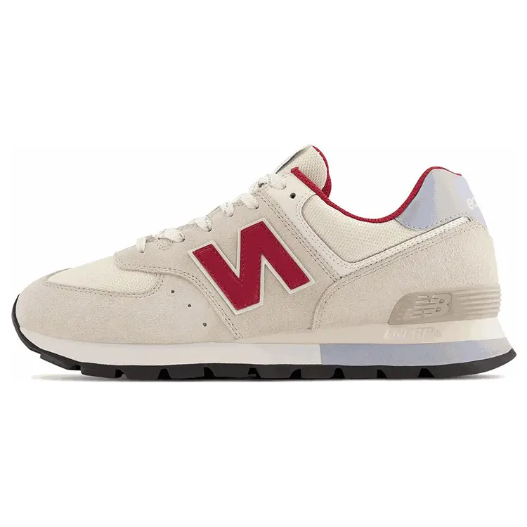 New Balance 574 Light Brown Red