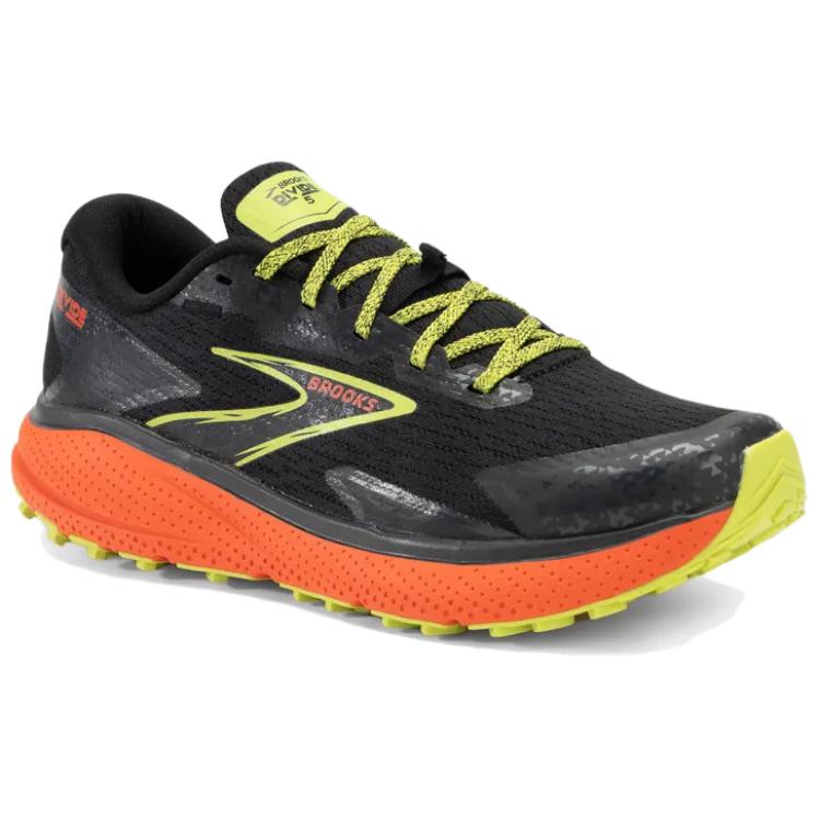 Brooks Divide Cushioning Slip Resistant Low top Running Shoes Men’s Black