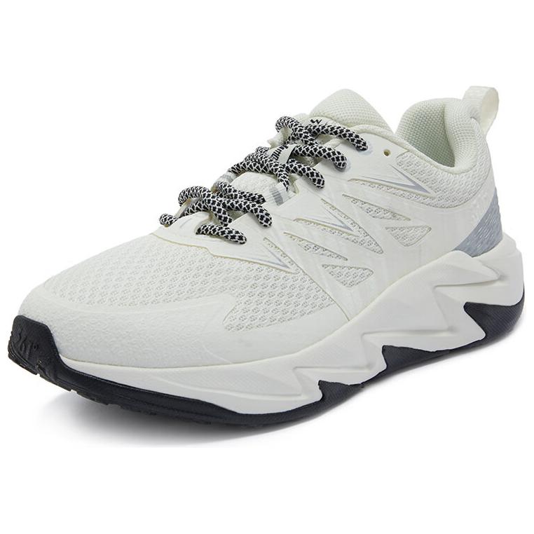 361° Yushan 2 Slip Resistant Cushioning Breathable Low top Casual Running Shoes Women’s White Silver