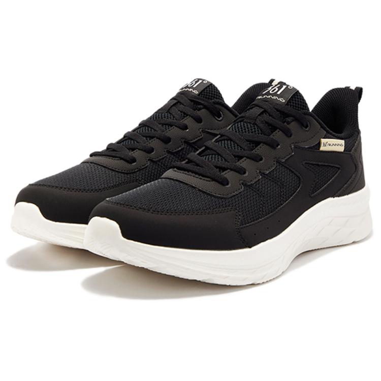 361° Slip Resistant Abrasion Resistant Low top Casual Running Shoes Men’s Black White