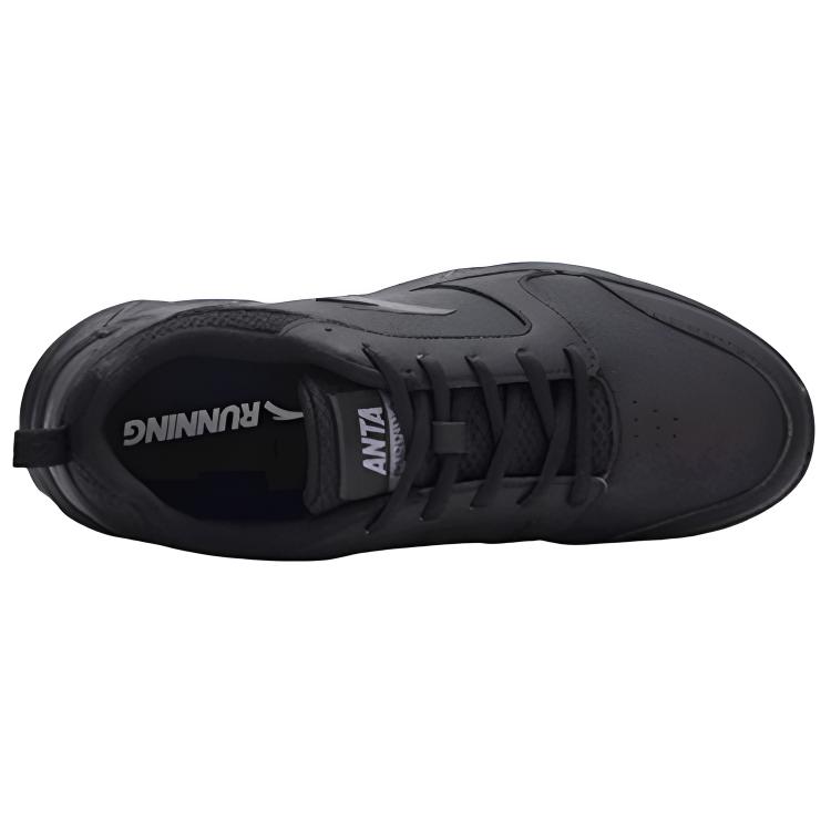 Anta Cushioning Slip Resistant Abrasion Resistant Breathable Lightweight Low top Running Shoes Men’s Black