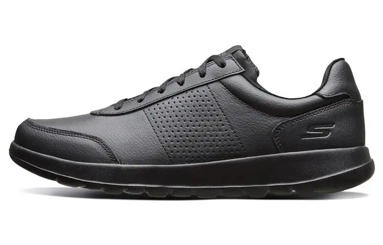 Skechers GO WALK Lite Comfortable Low top Sports Casual Shoes Men's All Black