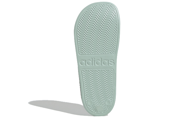 Женские шлепанцы adidas neo Adilette Shower (светло-зеленые) — фото 5