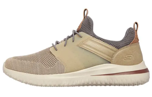 Skechers Delson 3.0 Running Shoes Men's Low Top Gray/Umber