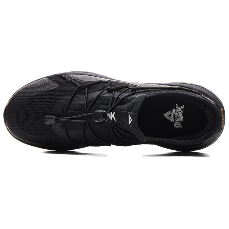 PEAK Breathable Abrasion Resistant Slip Resistant Low top Casual Running Shoes Men’s Black